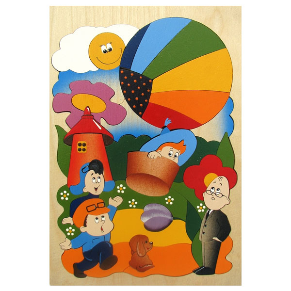 Незнайка на воздушном шаре - мозаика Крона 143-030