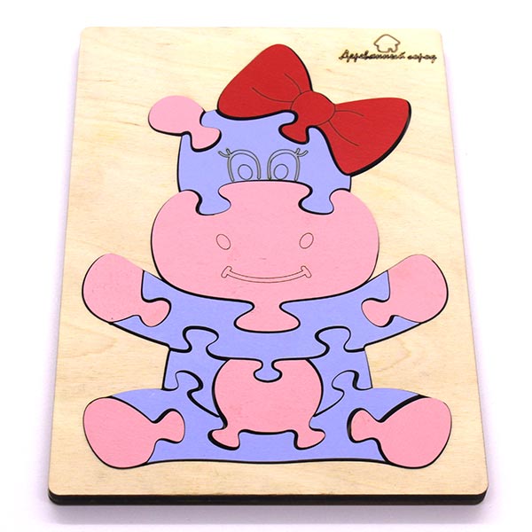 Корова - пазл Деревянный город П031-ANT