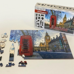 Лондон - фигурный пазл Нескучные игры из серии Citypuzzles 8222