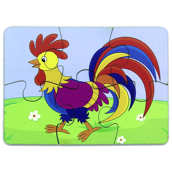 Петух - пазл Деревянный город П045-ANT