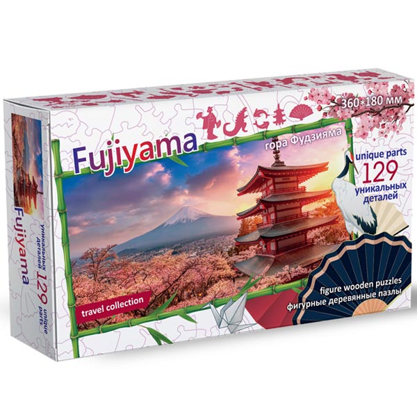 Фудзияма - фигурный пазл Нескучные игры из серии Travel collection 8275