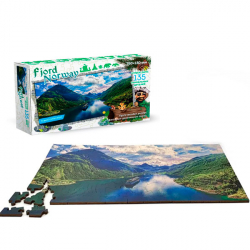 Фьорды Норвегия - фигурный пазл Нескучные игры из серии Travel collection 8332