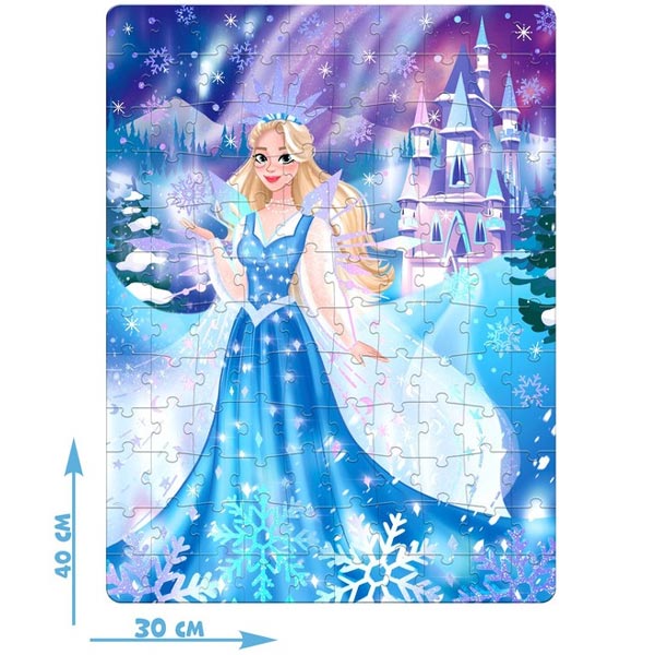 Снежная принцесса - голографический пазл Puzzle Time 7755642
