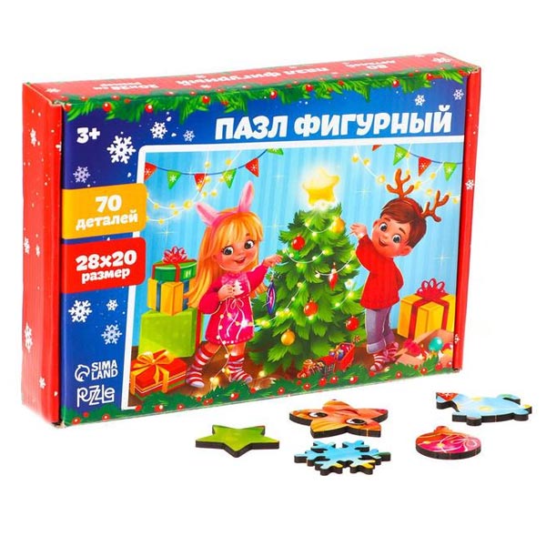 Праздник для ребят - пазл фигурный Puzzle 7028879