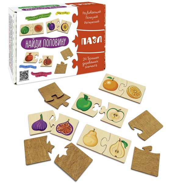 Найди половинки - пазл Анданте из серии Ассоциации RDI-D721a