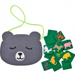 Сумка-игралка Мишка - мемо Smile Decor Ф265
