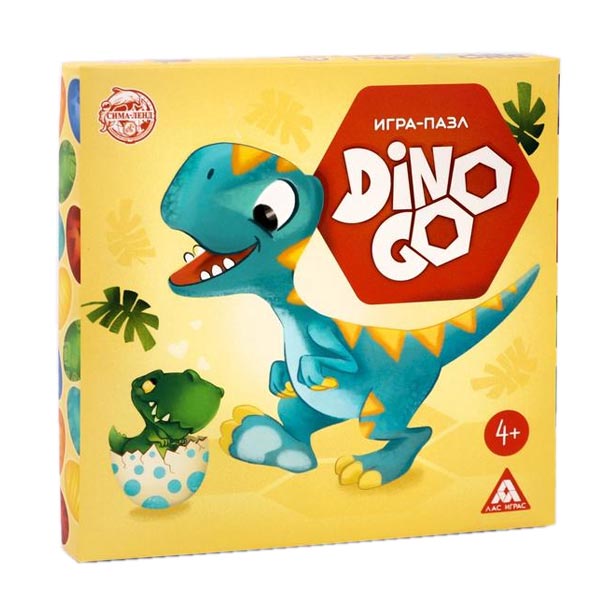 Dino Go - настольная игра-пазл ЛАС ИГРАС 4677018