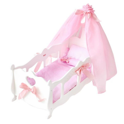 Кроватка для кукол с балдахином - Мега Тойс Diamond princess 71519, 5216845