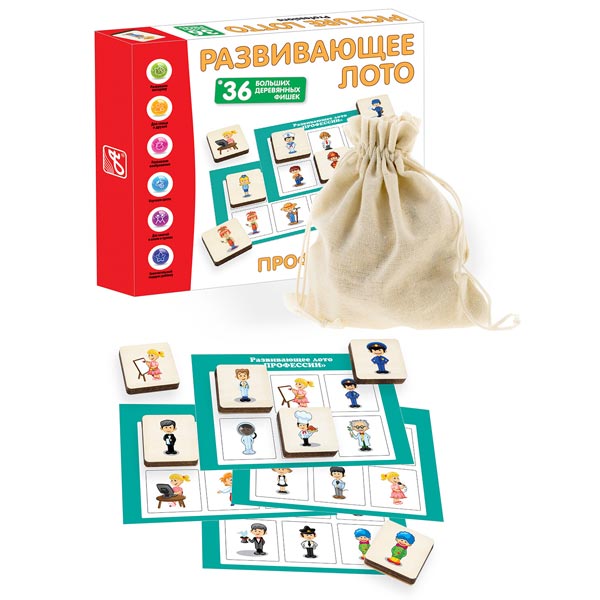 Профессии - развивающее лото Анданте Д467а