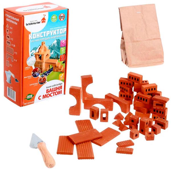 Башня с мостом - конструктор керамический Brickmaster 4902020