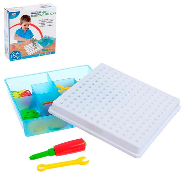 Забавные фигуры - конструктор с болтовым соединением Funny Toys 1688076