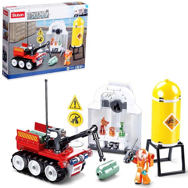 Автономный разведчик - конструктор Sluban из серии Пожарный M38-B0963, 9019843