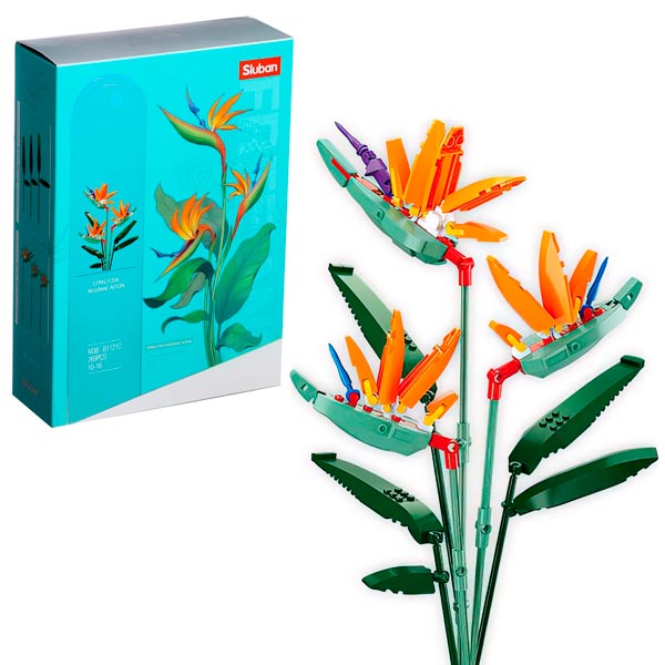 Цветочная композиция - конструктор Sluban из серии Цветы M38-B1121B, 9590296