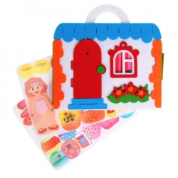 Кукольный домик - сумка-игралка из фетра Smile Decor Ф259