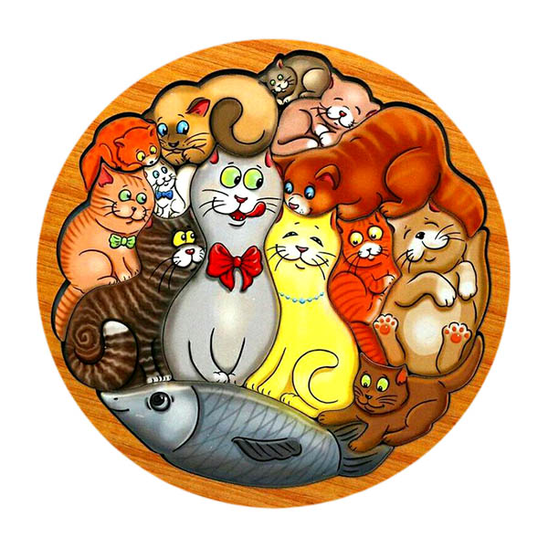 Коты - детская мозаика Smile Decor П014