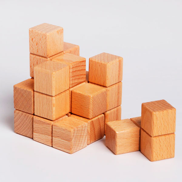 Собери кубик и фигуры - развивающий набор Puzzle 5492086