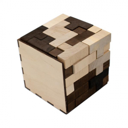54Т Тетрис Кубик - деревянная головоломка ЛЭМ 5049
