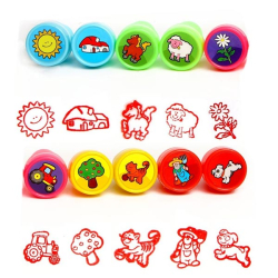Дачный - печати цветные набор штампиков Woow Toys 7709092