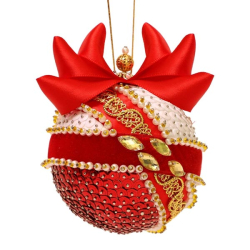Императрица - новогодний шар из пайеток Волшебная мастерская 9275842