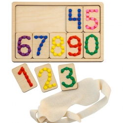 Тактильные цифры - развивающая игрушка Smile Decor М301