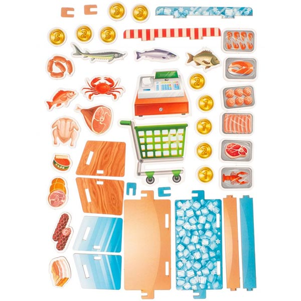 Мясо и морепродукты - игровой набор Woodland из серии Супермаркет 370102