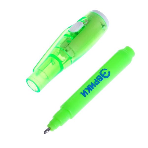 Ручка с невидимыми чернилами и фонариком - Эврики 4062948