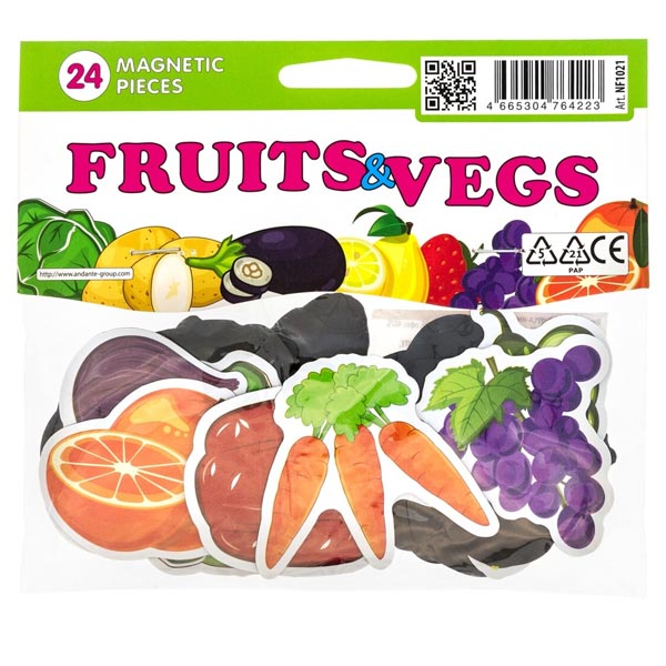 Овощи и фрукты - набор магнитов MAG-RUS NF1021
