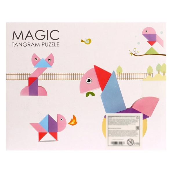 Магический танграм - конструктор магнитный Funny Toys 7530196