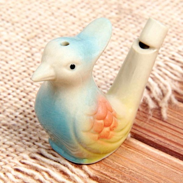 Птичка с хохолком - свистулька керамическая Хорошие сувениры 2294781