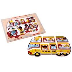 Школьный автобус - детская мозаика ЛЭМ 1426