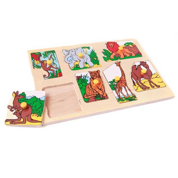 Экзотические животные - рамка-вкладыш ЛЭМ 1434