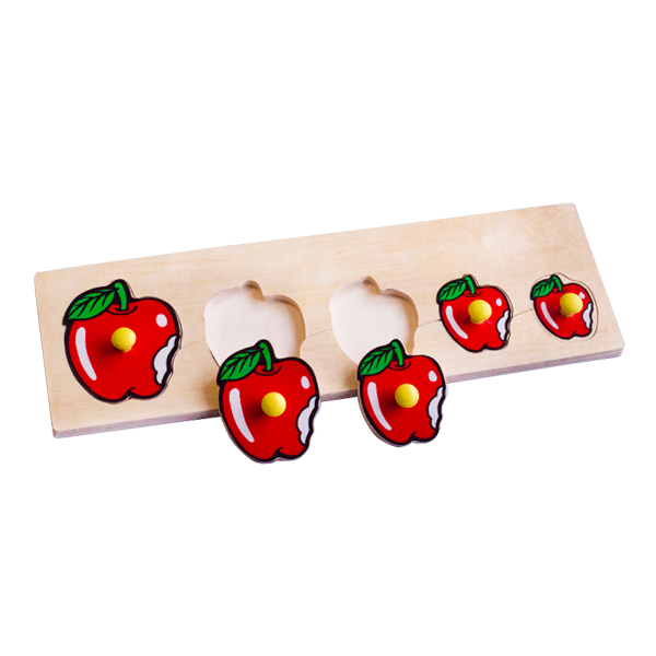 Яблочки надкусанные - развивающая игрушка ЛЭМ 1470