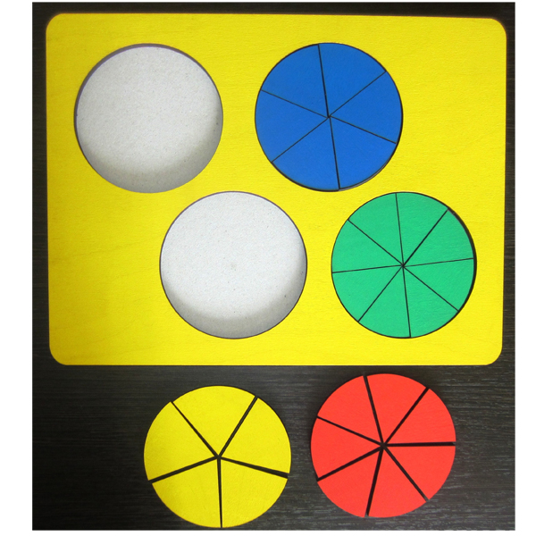 Дроби 2 уровень - головоломка Smile Decor Н008