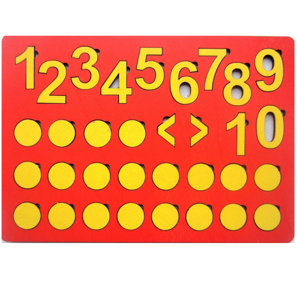 Кружки и цифры - развивающая игрушка Smile Decor А012