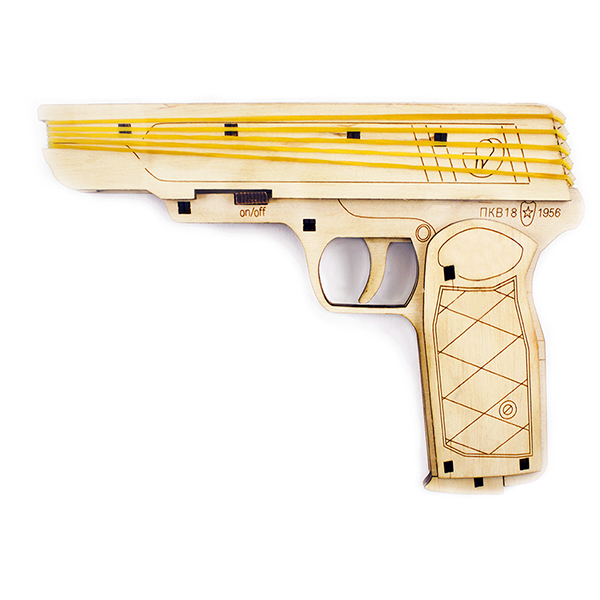 Пистолет - конструктор Woody 02512