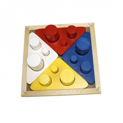 Цилиндры-втыкалки - развивающая игрушка RNToys Д-432