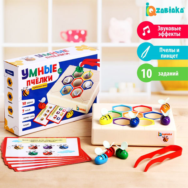 Умные пчелки - развивающий набор IQ-ZABIAKA 5037259