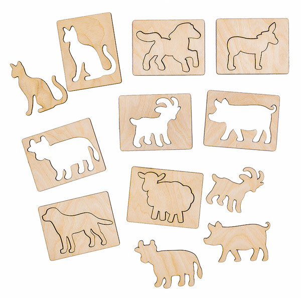 Домашние животные - трафареты Smile Decor Л036т-ANT