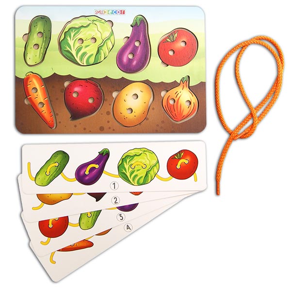 Овощи - шнуровка  Smile Decor П623