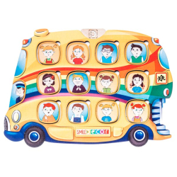 Автобус - игровой набор Smile Decor из серии Логопедический городок П255